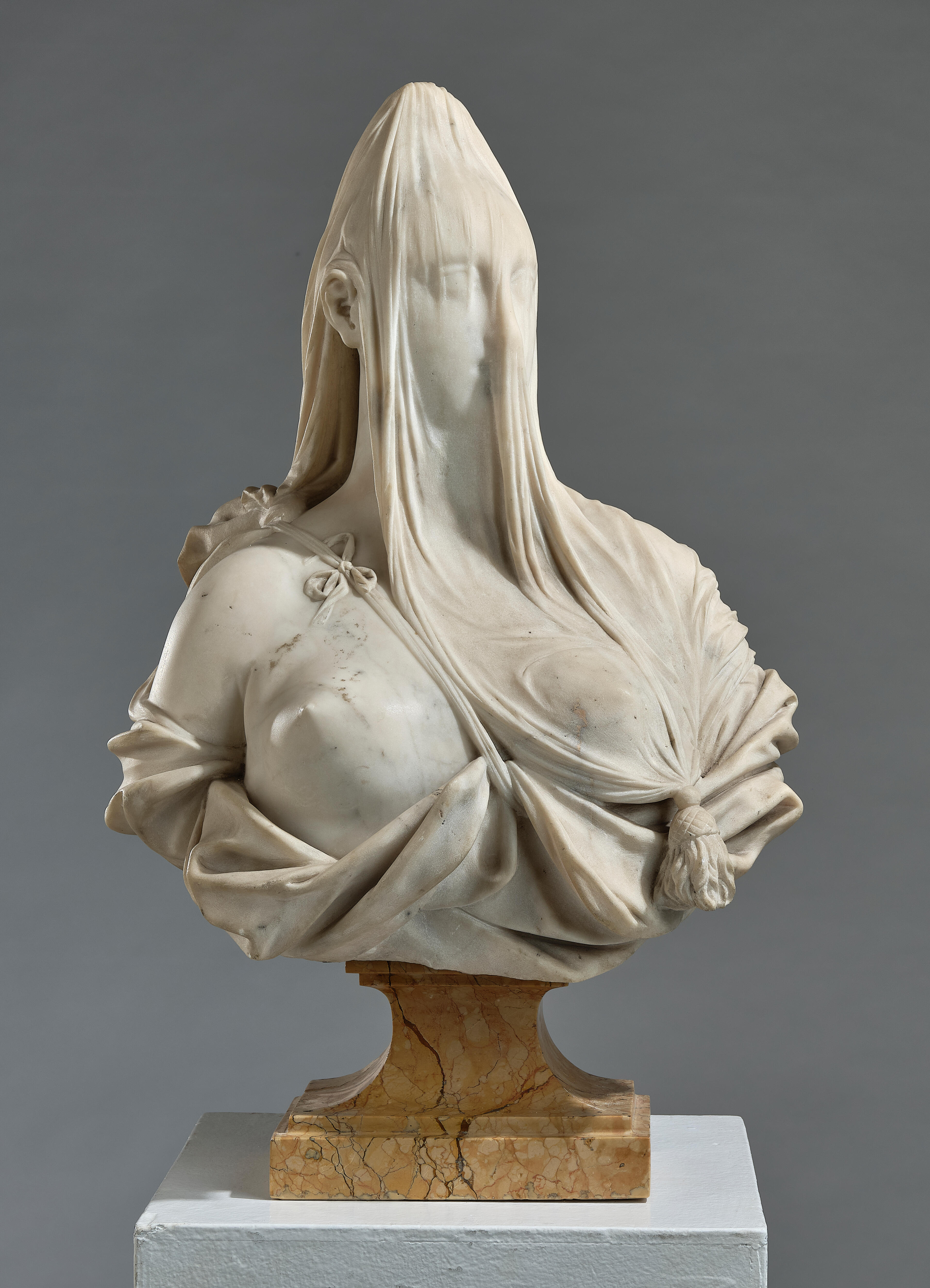 Attributed to Antonio Corradini (Venedig 1688 – 1752 Neapel) – Donna velata, Italien um 1717 – 1725,
