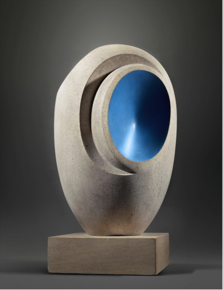 Barbara Hepworth 'Sculpture with Colour (Eos)' (1946)' Hopton Wood stone, 59.1 cm Image: Christie's