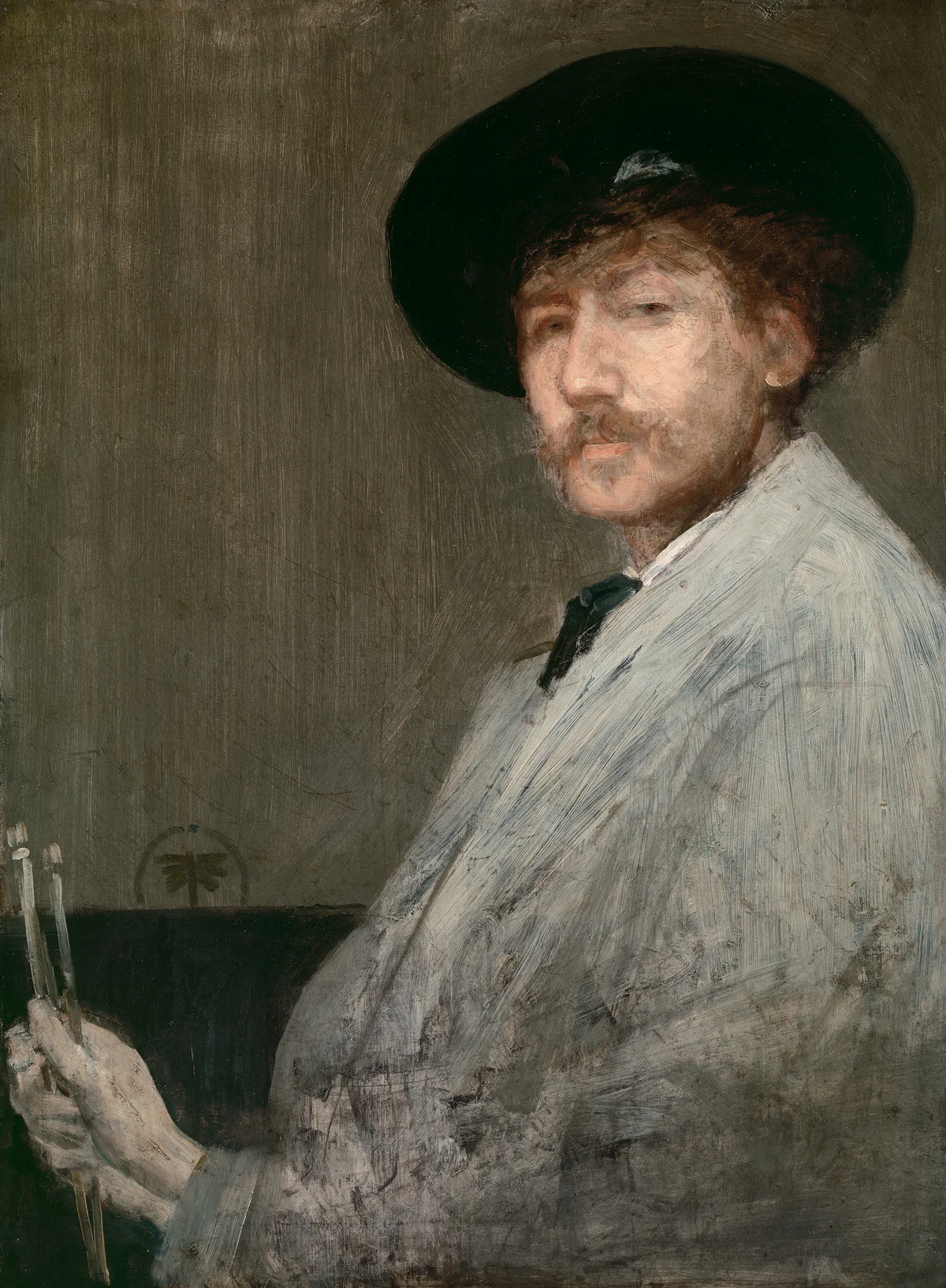 James Abbott McNeill Whistler, Arrangement in Grey: Portrait of the Painter, 1872, oil on canvas, 74.9 × 53.3 cm, Detroit Institute of Arts, Bequest of Henry Glover Stevens in memory of Ellen P. Stevens and Mary M. Stevens,