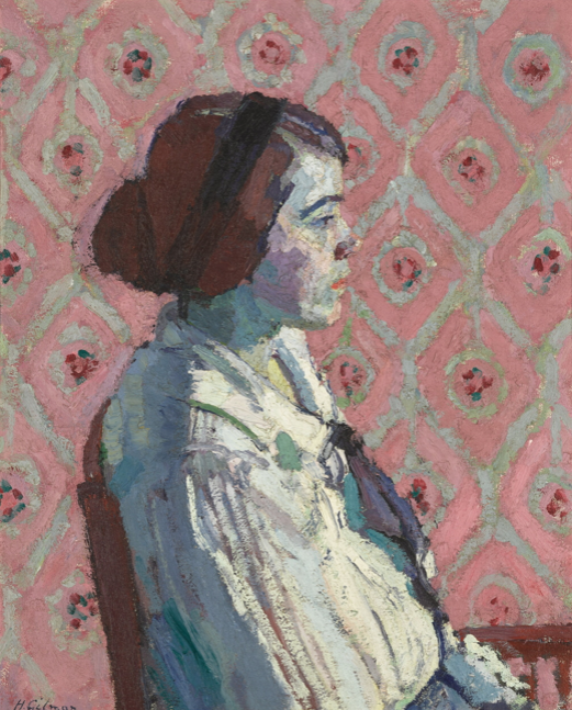 Harold Gilman 1876 - 1919, Mary L. , signed H. Gilman (lower left) oil on canvas